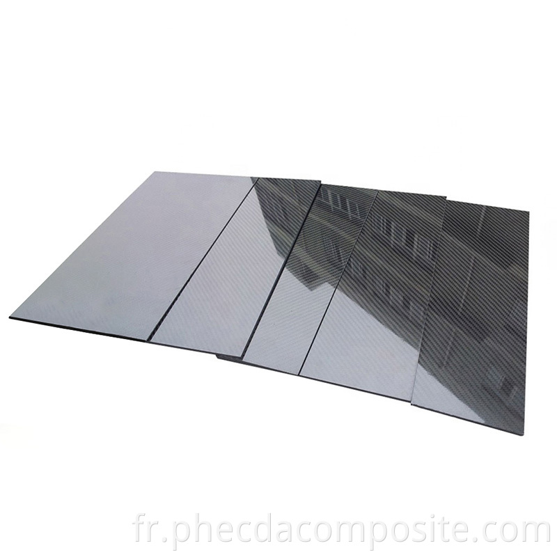 Glossy Carbon Fiber Composite Sheet